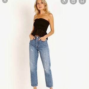 Levi Wedgie Straight Jeans